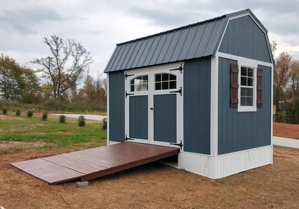 Shed Ramp and Skirt Installation in Seneca