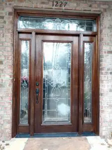 Entryway Wood Restoration in Seneca