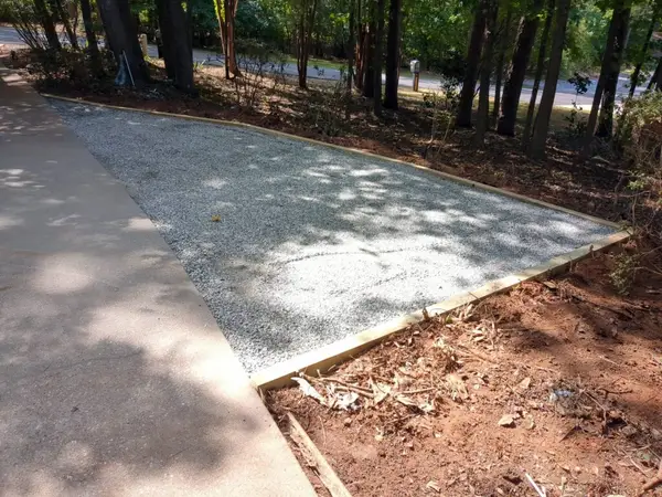 Gravel Parking Pad Installation in Anderson
