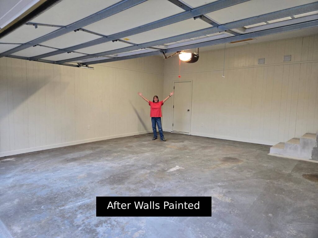 Garage Painting and Floor Staining in Anderson