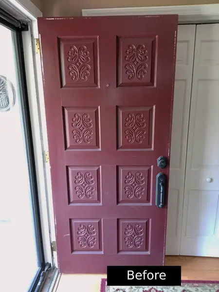 Front Door Painting Project in Clemson — Camelot