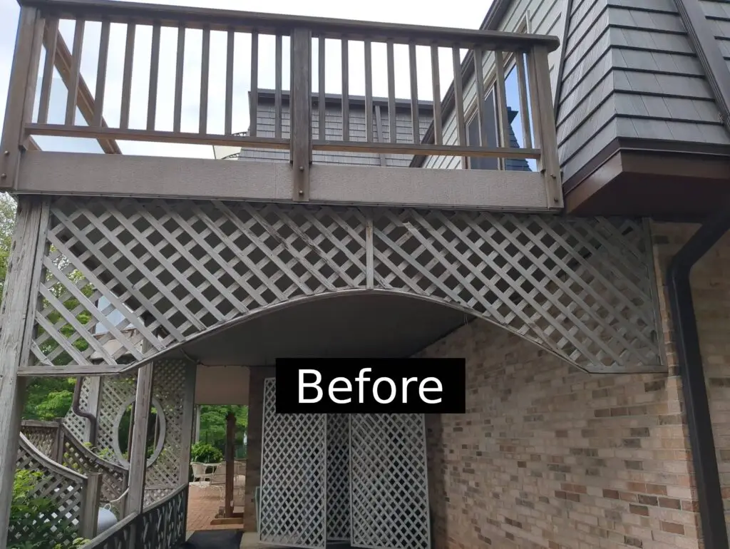 Lattice Arch Installation in Seneca — lattice arch installation