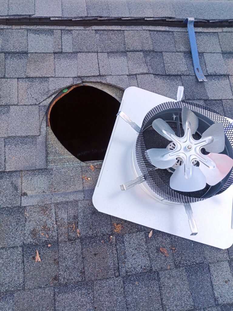 Attic Vent Fan Replacement in Anderson — Anderson County