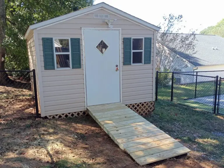Shed Ramp Construction in Anderson — Anderson County